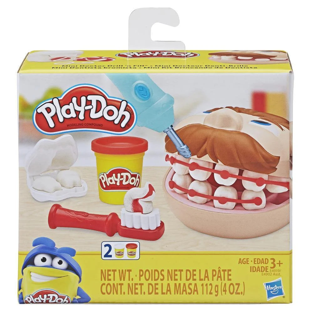 Play-Doh Mini Doctor Drill 'n Fill Dentist Toy with 2 Non-Toxic Colors V525