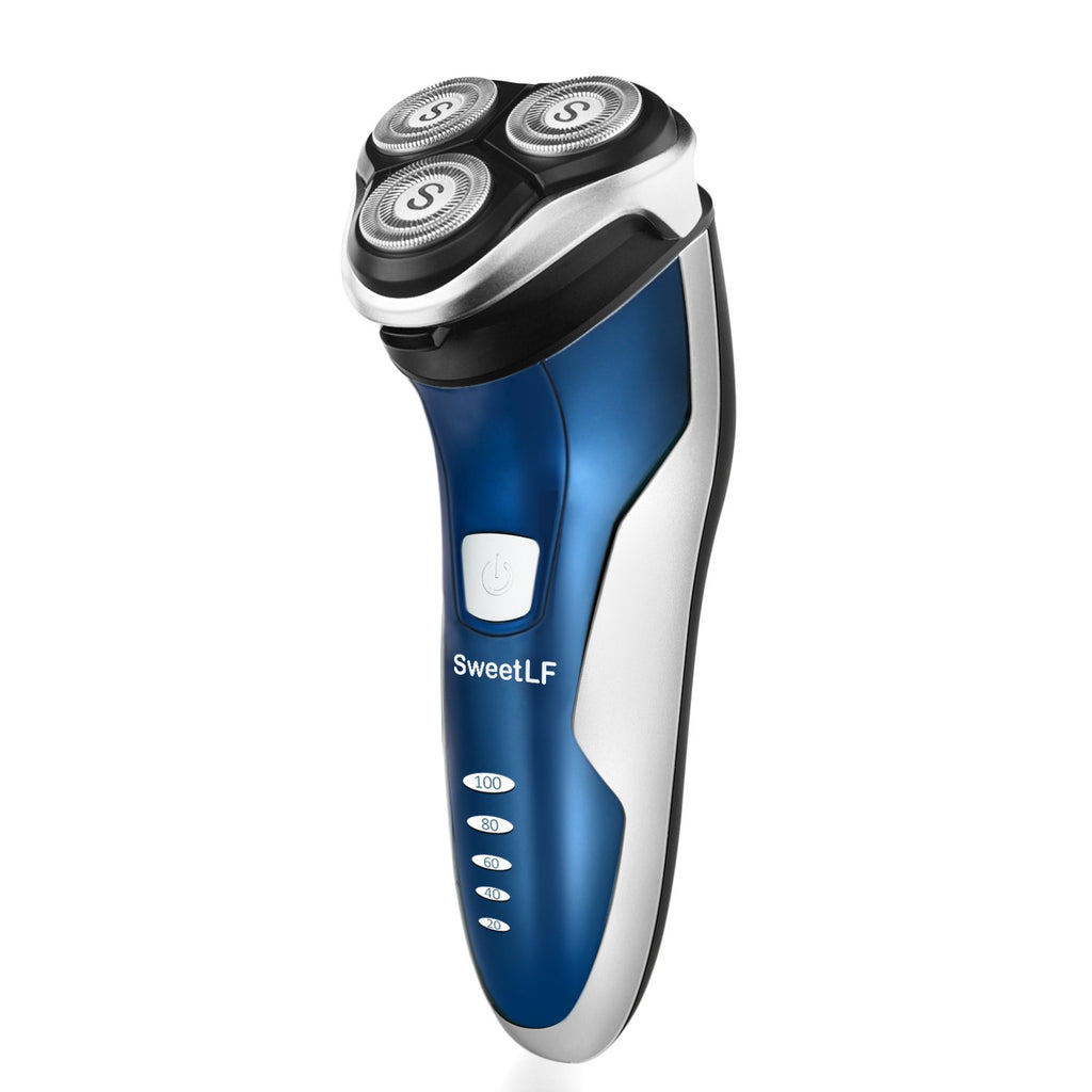 Blue Pack of 2 Rechargeable Waterproof Electric Shaver O4360