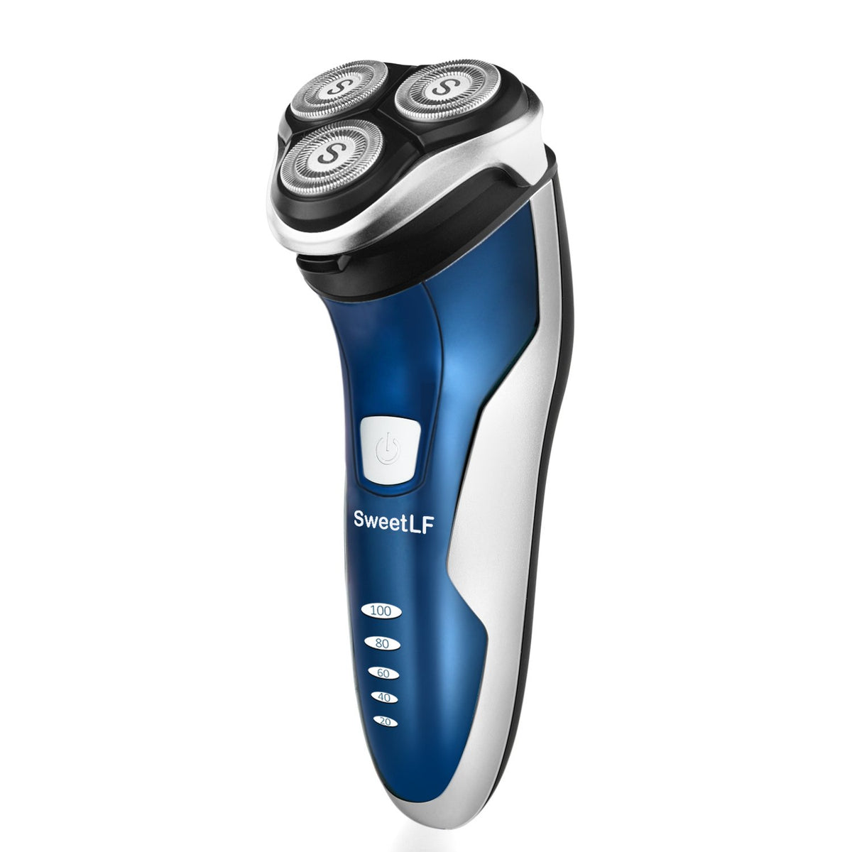 Blue Pack of 2 Rechargeable Waterproof Electric Shaver O4360