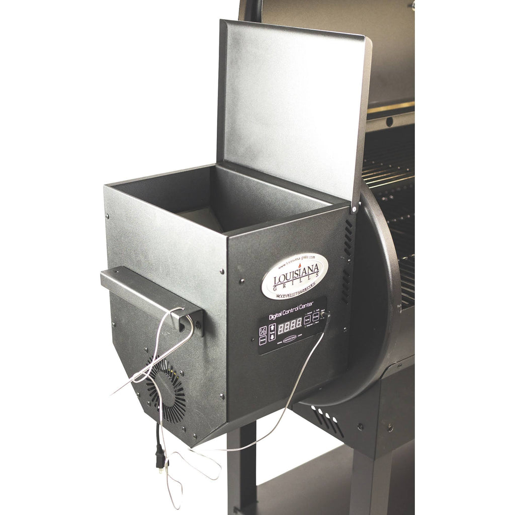 Black Wood Pellet Grill O430956