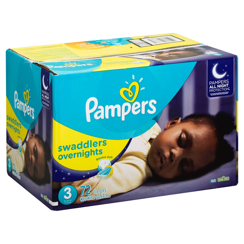 Overnight Diapers Size 3, 72 count M1240