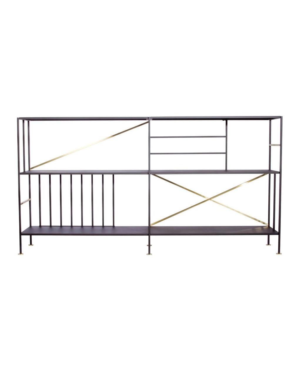 Black 2 Shelf Bookcase X15258