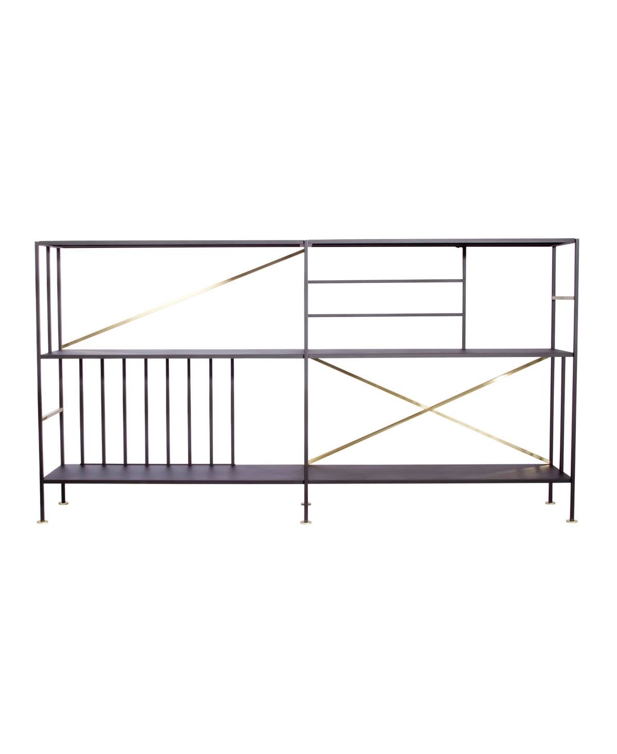 Black 2 Shelf Bookcase X15258