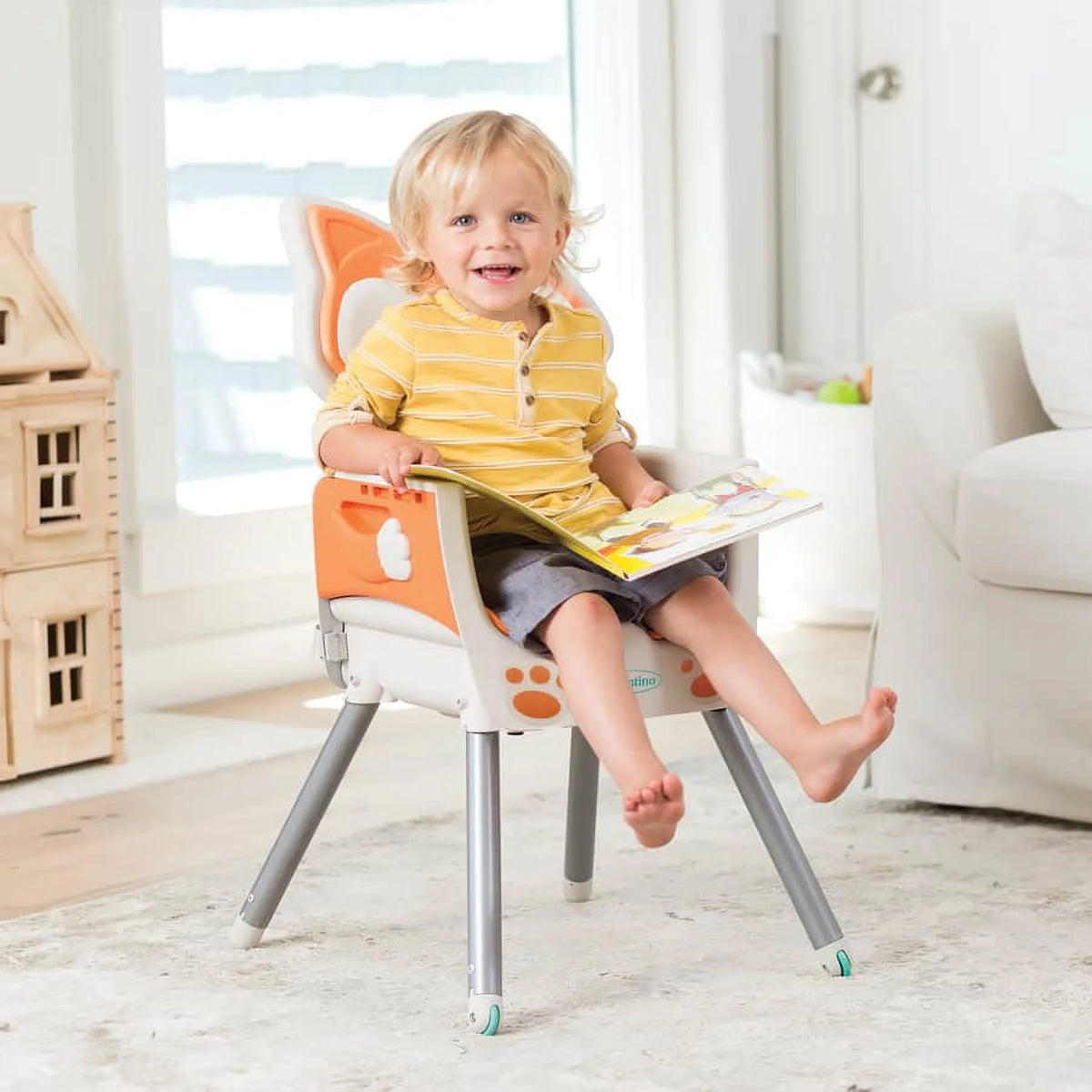4-in-1 Convertible High Chair W608