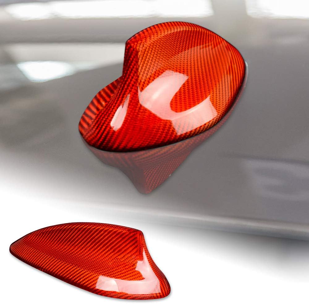 Carbon Fiber Car Shark Fin Antenna Cover (Black) Pack of 2 C788