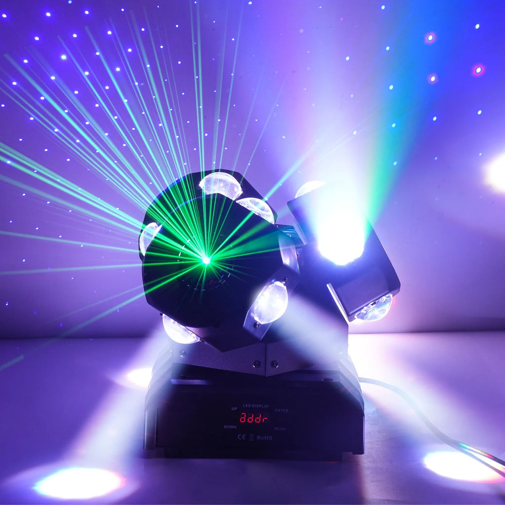 3 Head RGBW DMX512 LED Moving Head Stage Light Z472278