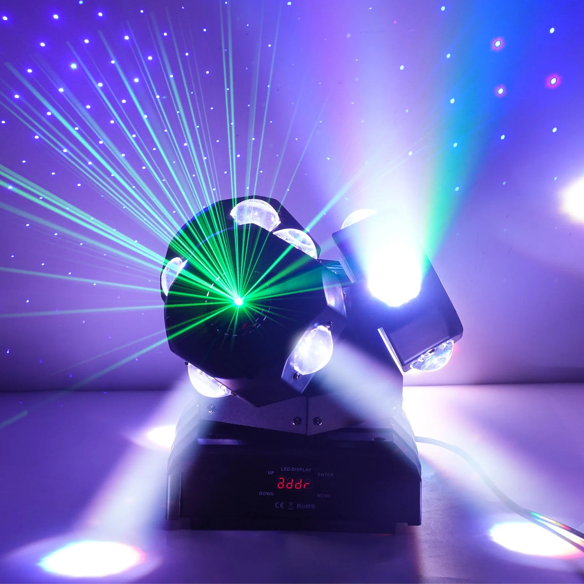 3 Head RGBW DMX512 LED Moving Head Stage Light Z472278