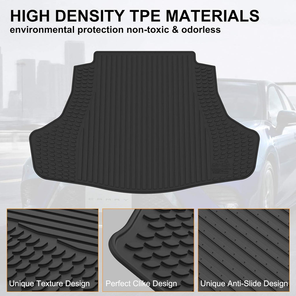 Black TPE Cargo Trunk Mat Pack of 2 D143657