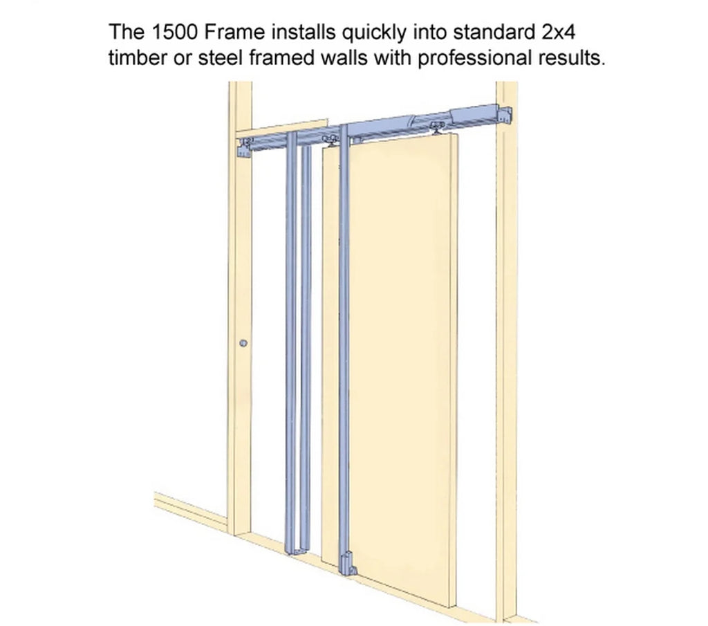 Sliding French Double Pocket Doors 48 x 84 inches Grey Matte with Frosted Glass Solid Wood Interior Doors J98650
