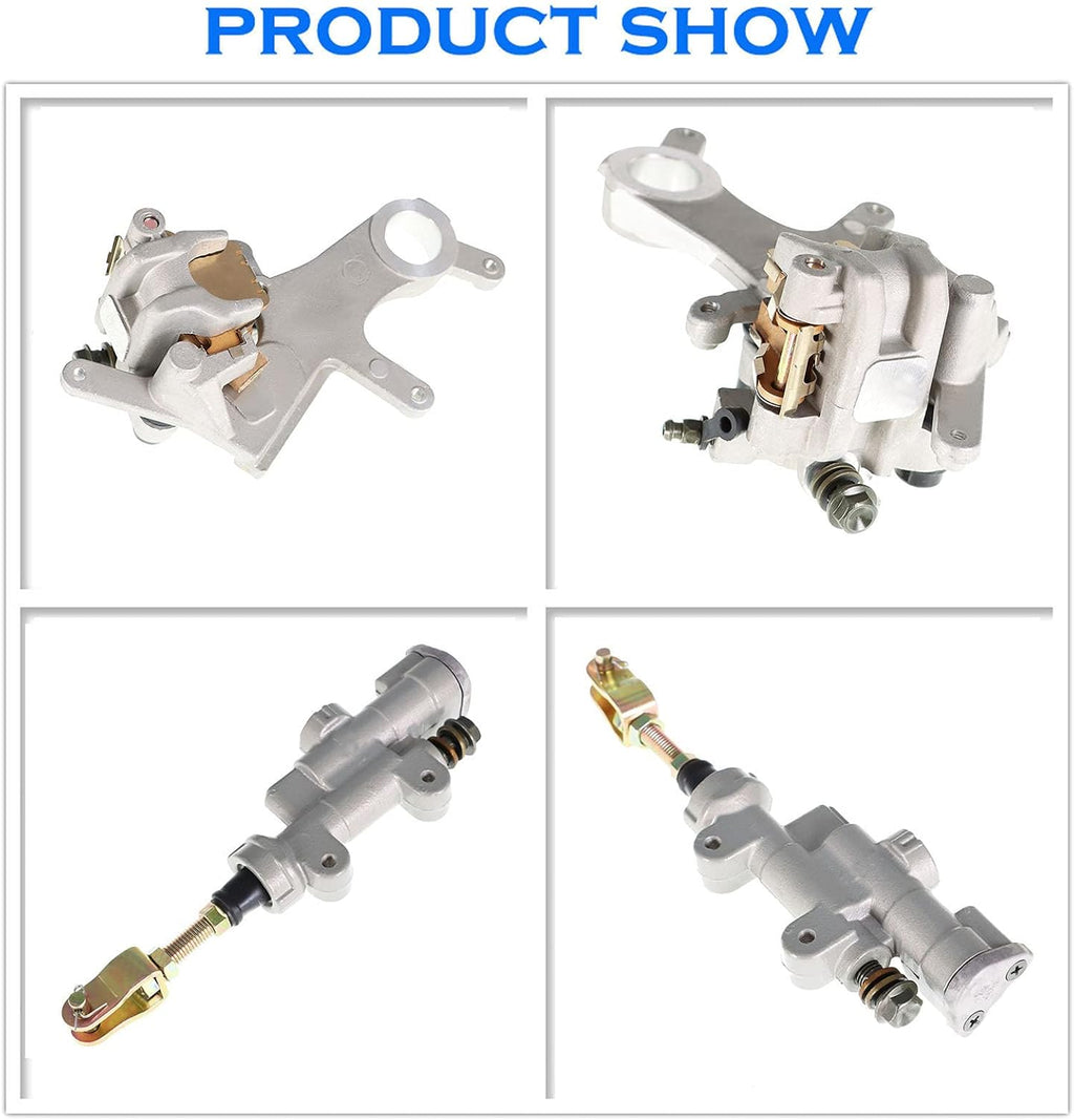 Rear Brake Master Cylinder Brake Caliper Hose Assembly Pack of 2 E53164