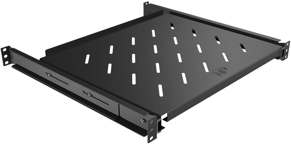 1U Vented Sliding 4-Post Adjustable Rack Pack of 2 J31950