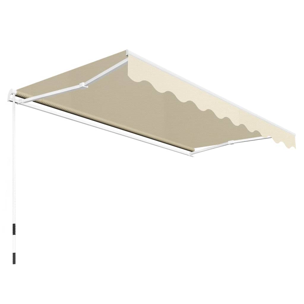 Folding Awning Manual Operated 118.1" Cream T730930