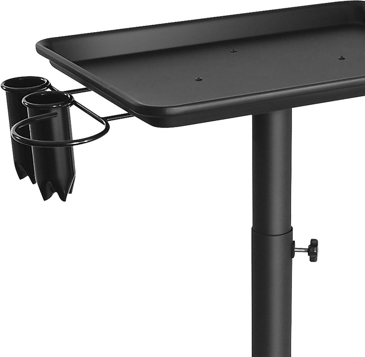 Black Aluminum Instrument Tray with Accessory Caddy W695030