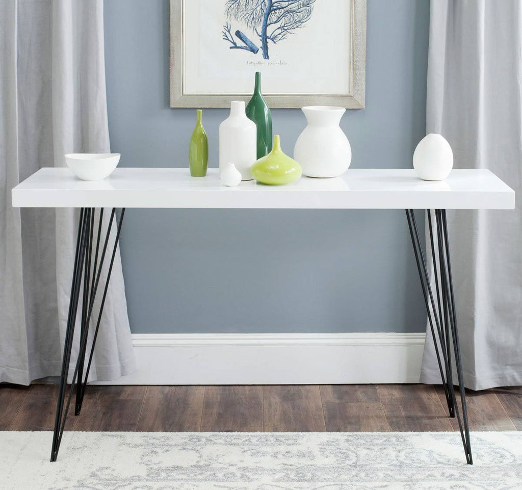 Black Retro Lacquer Console U53438