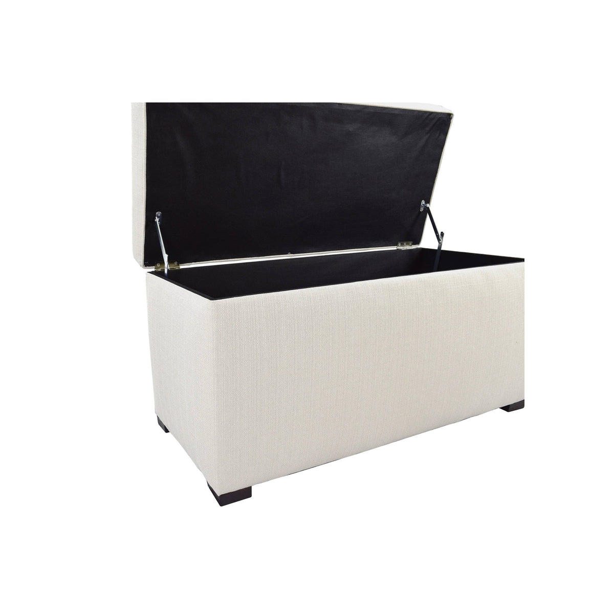 Tufted Storage Bench Gray P595061