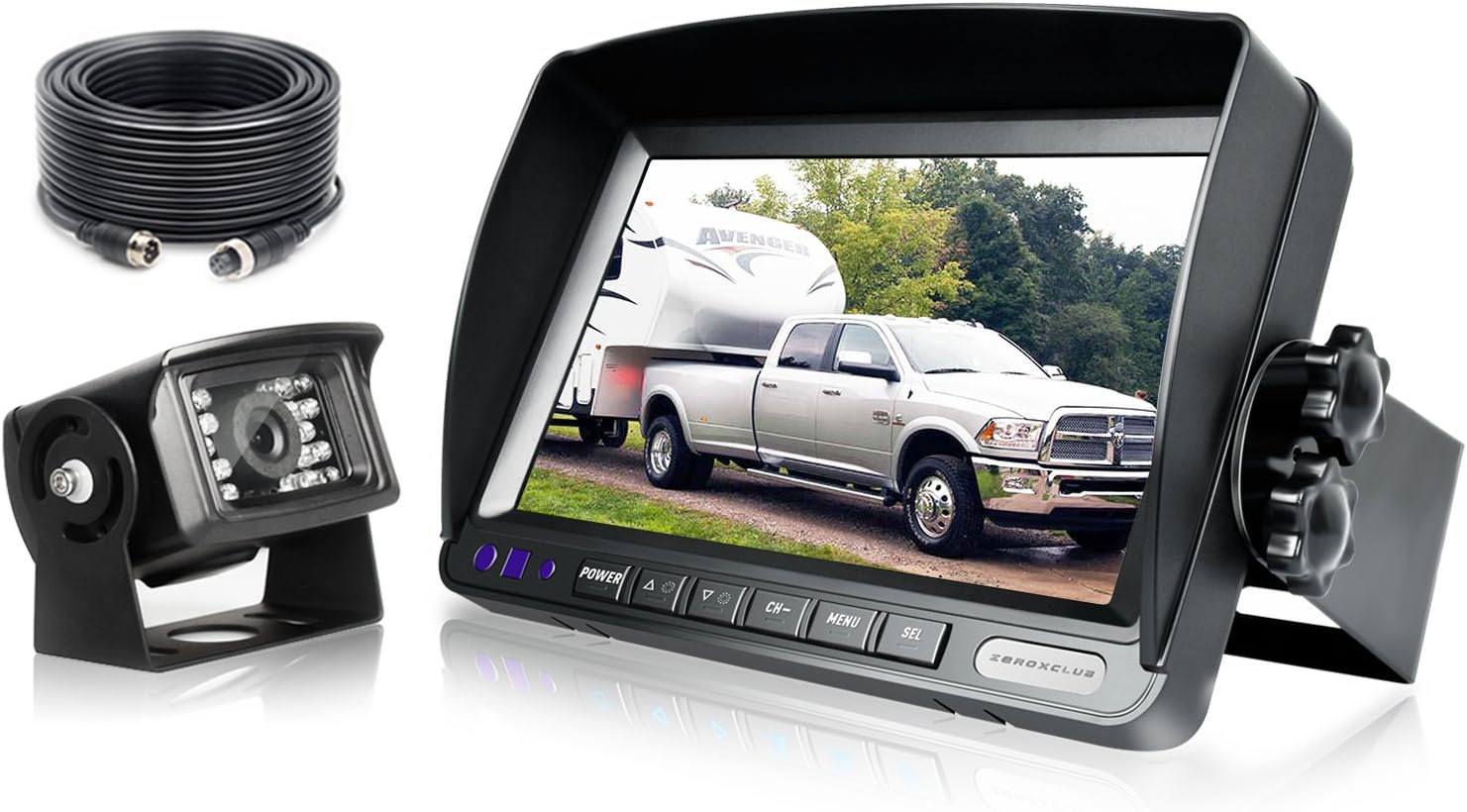 HD Wired Backup Camera System Kit with 7" LCD Monitor D167146