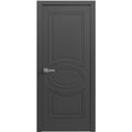 Solid French Door 36" x 80" Painted Black H8569