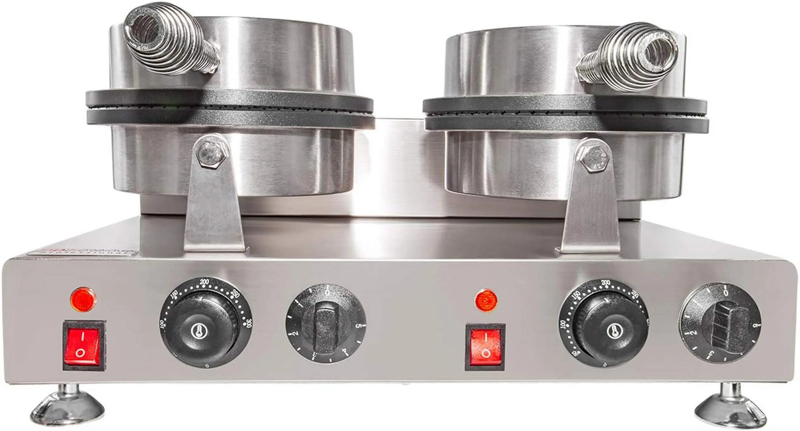 Stainless Steel 2-Head Waffle Cone Maker O253717