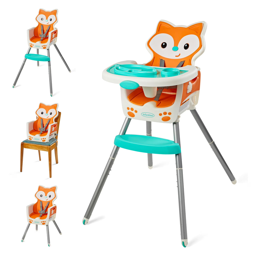 4-in-1 Convertible High Chair W608