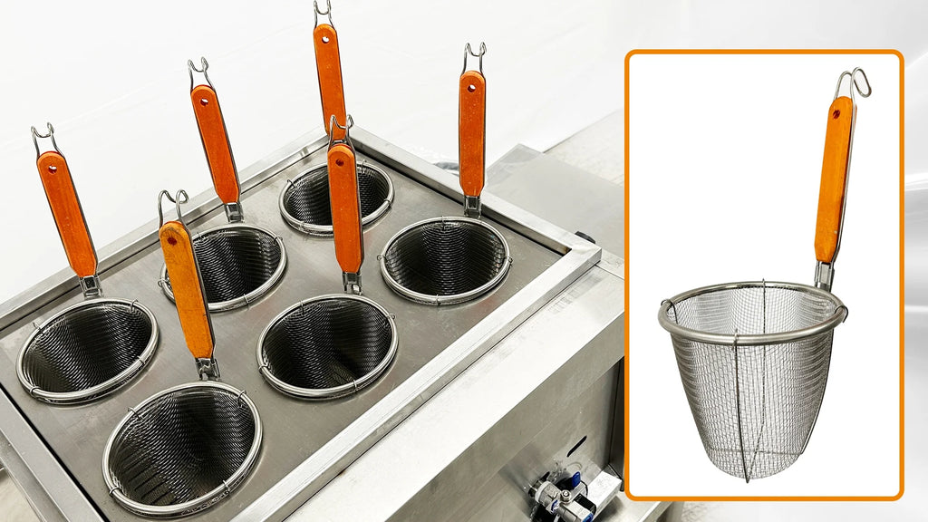 6 Basket Commercial Pasta Cooker, Stainless Steel, Propane O272280