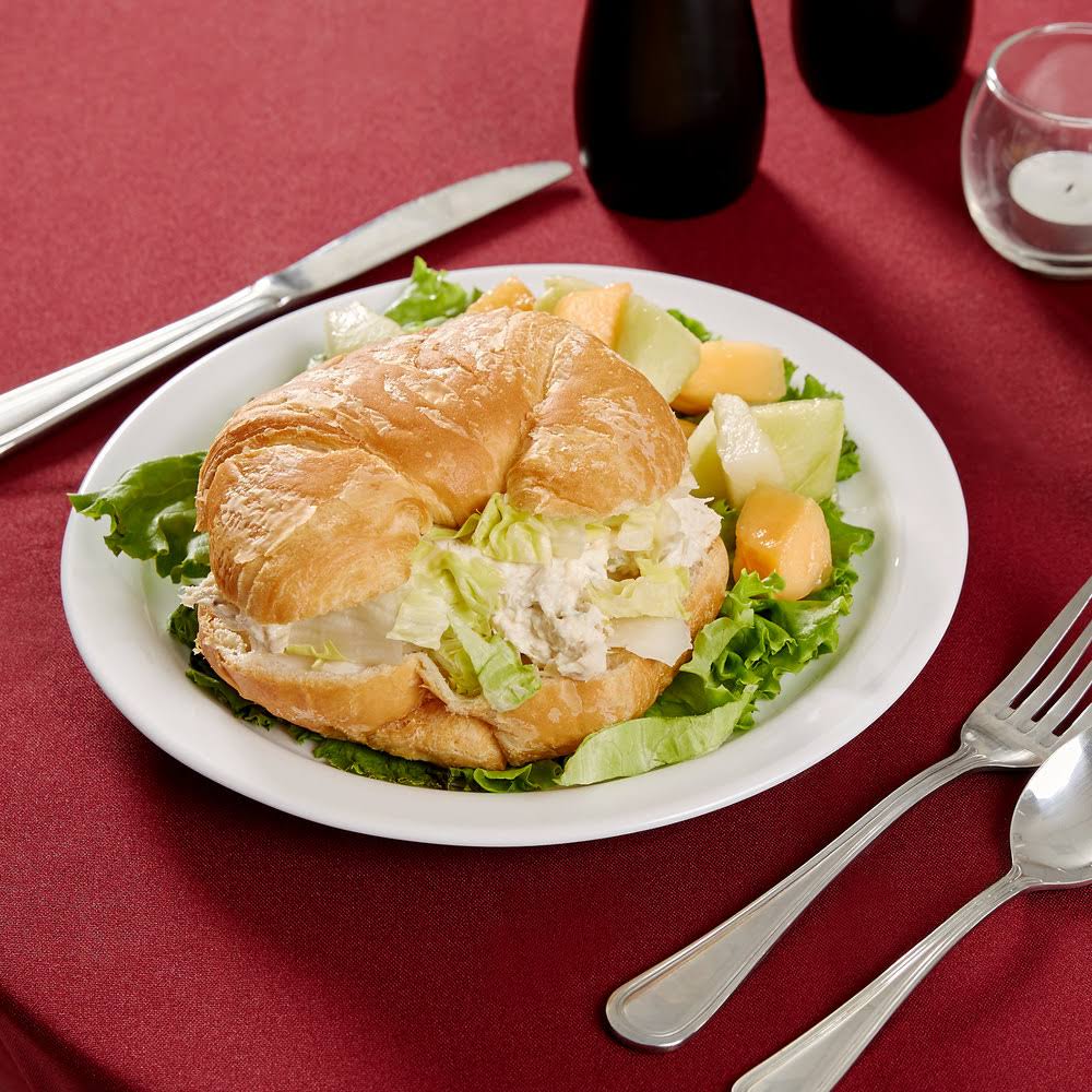 White Plate Lunch Narrow Rim V787072