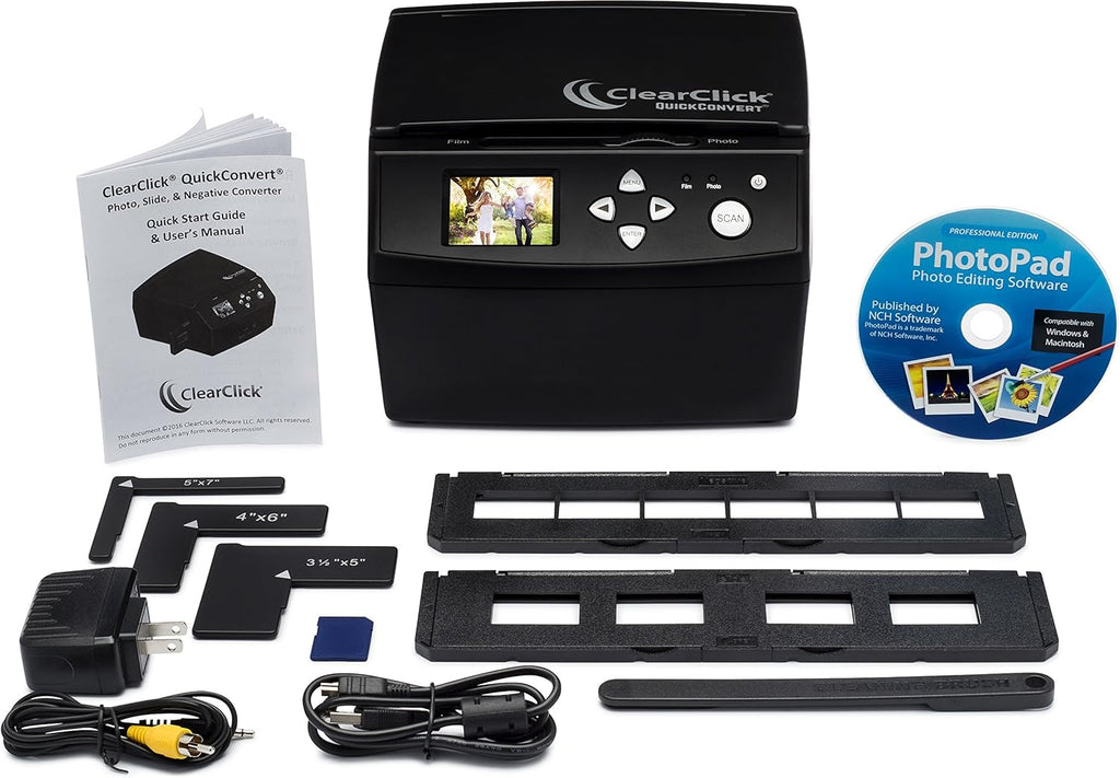 20 MP Photo Slide Negative Digital Converter with 8 GB Memory Card D419057