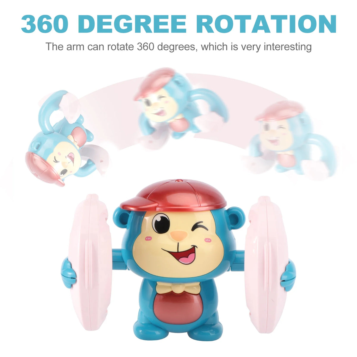 Electric Tumbling Monkey Toy W325