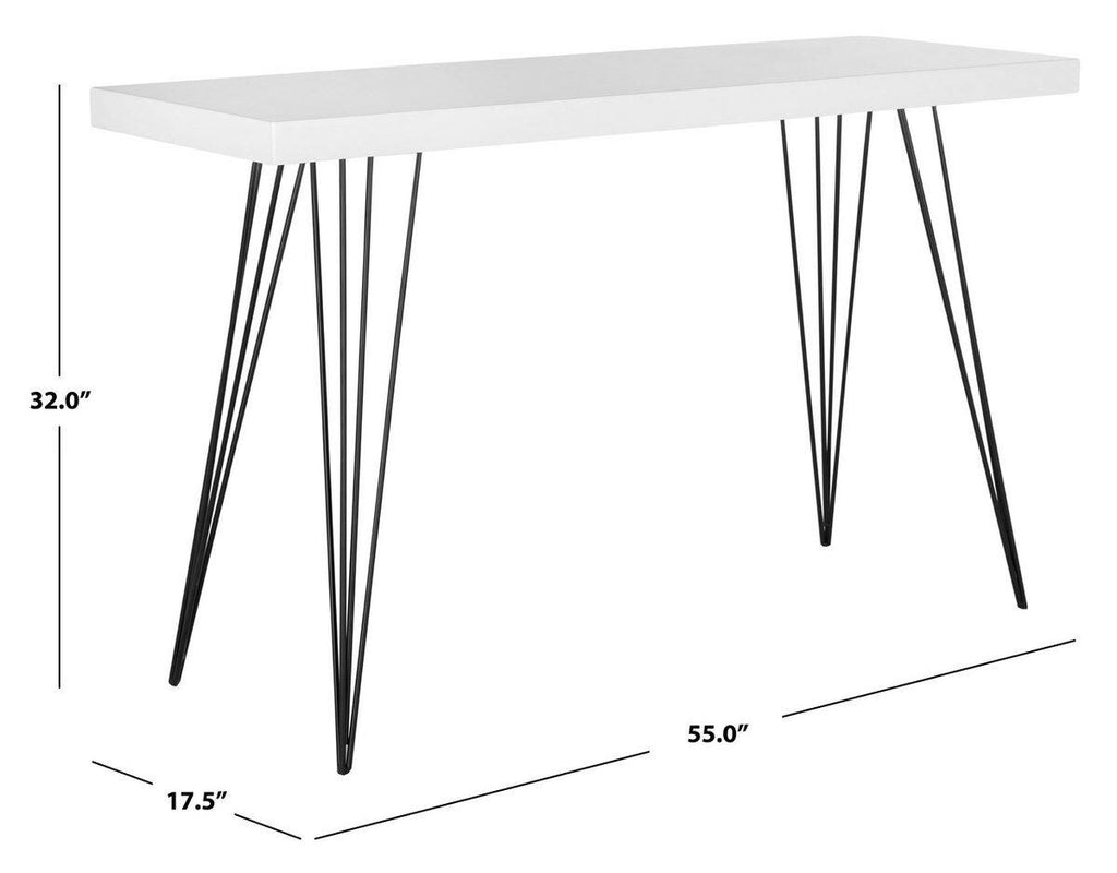 Black Retro Lacquer Console U53438
