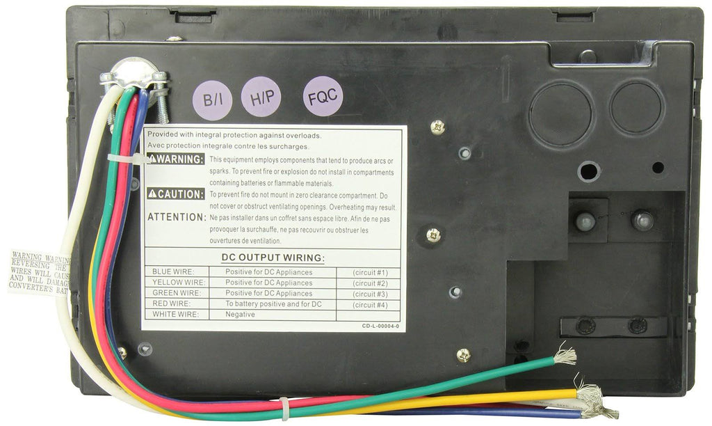Black 12 Amp Power Center U423
