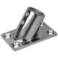 Stainless Steel Rectangular Rail Base Angle 60 deg C208565