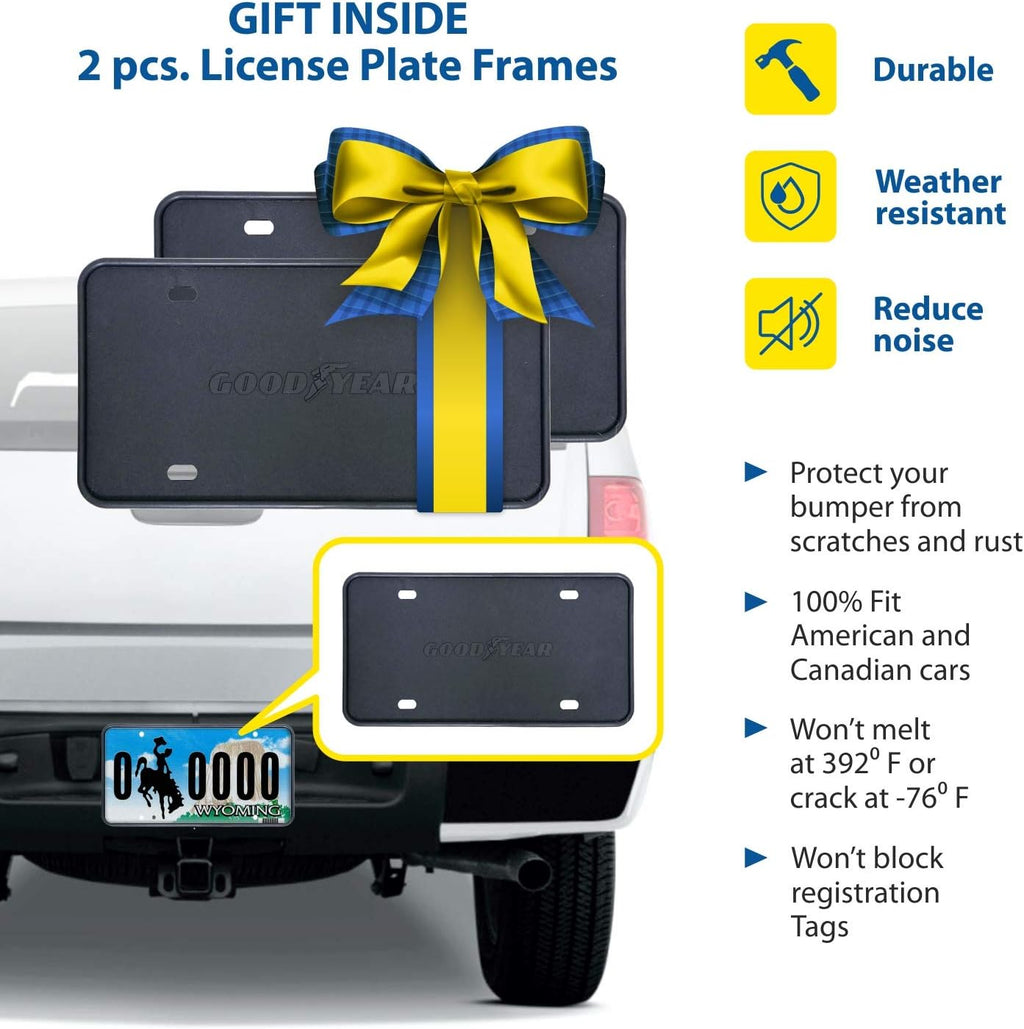 Shatterproof in-Channel Window Deflectors for Chevrolet Silverado/GMC Sierra 1500 2019-2022 Double Cab, 4pcs H556412