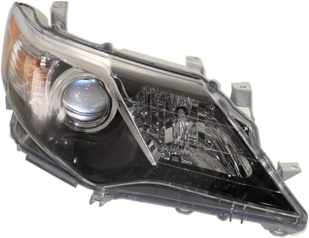 Passenger Side Halogen Headlight Assembly for Toyota Camry 2012 2013 2014 SE/Sport Model R7398