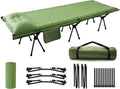 Army Green Camping Cot with Support Air Bed M46031