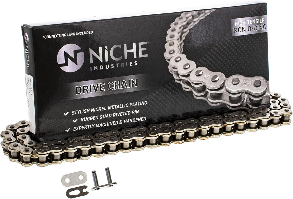 Drive Sprocket Chain Combo 13 49 Tooth 420HZ 118 Links Pack of 2 K9760