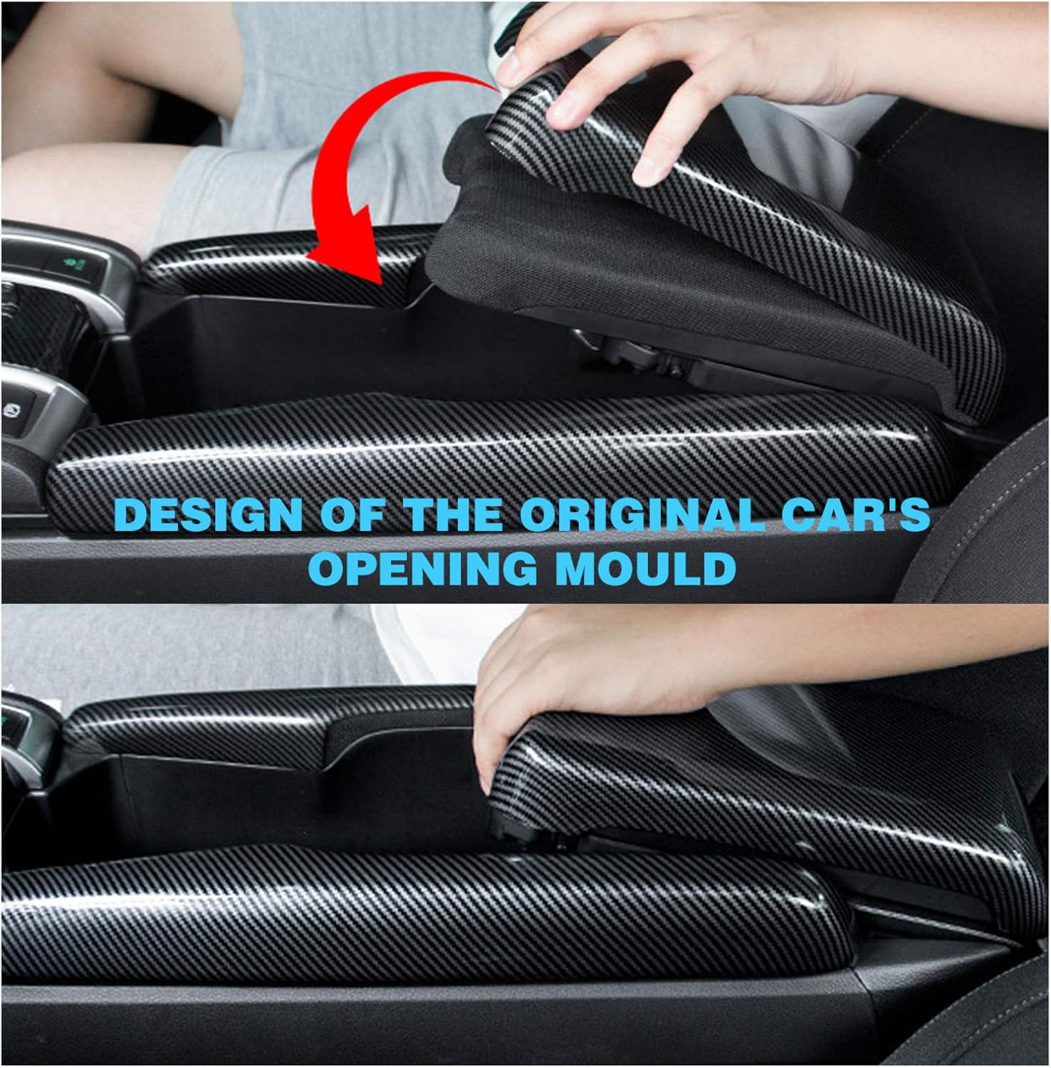 Central Console Armrest Box Cover for Honda Civic 10th Car Accessories P54389