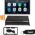 CarPlay & Android Auto Receiver with 4-Channel Amplifier and Back up Camera Z4260
