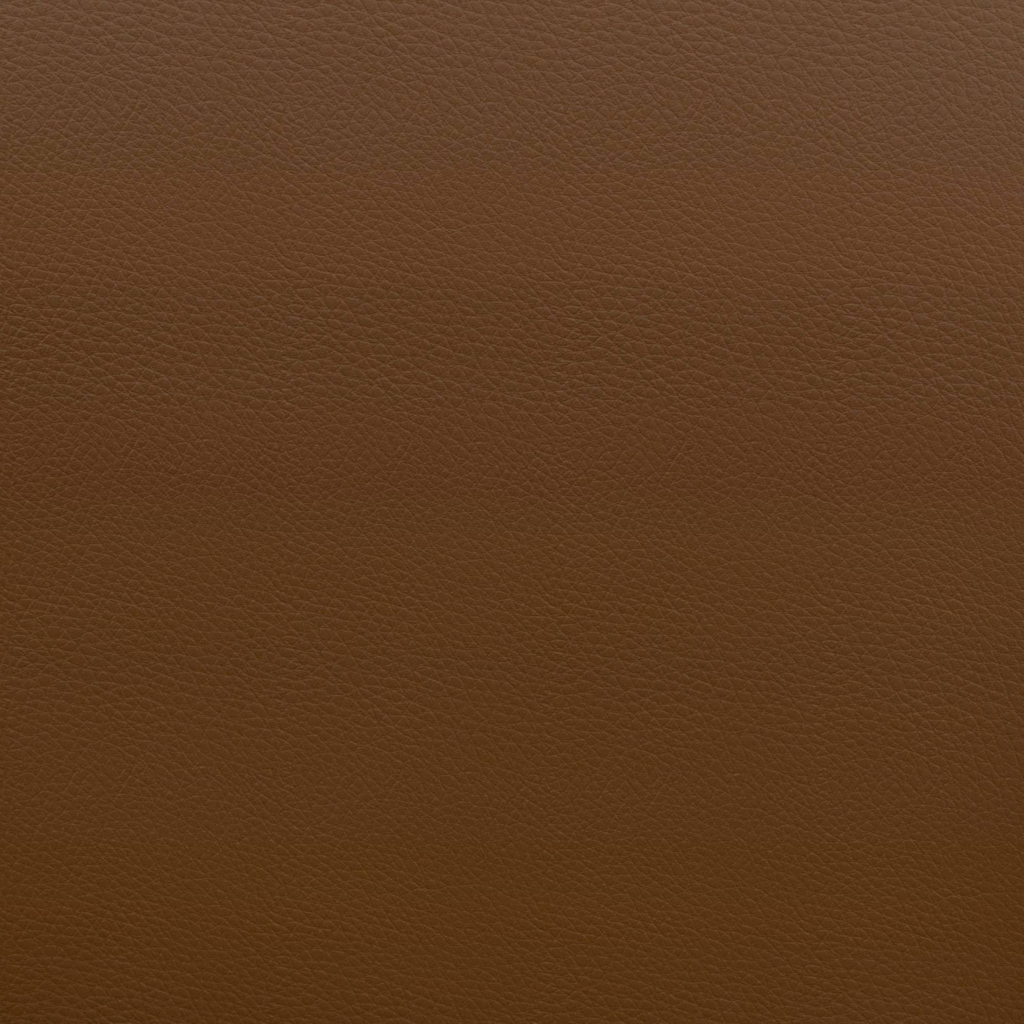 Caramel Brown Black Swivel Accent Chair with Arms Blended Leather Metal Legs P205