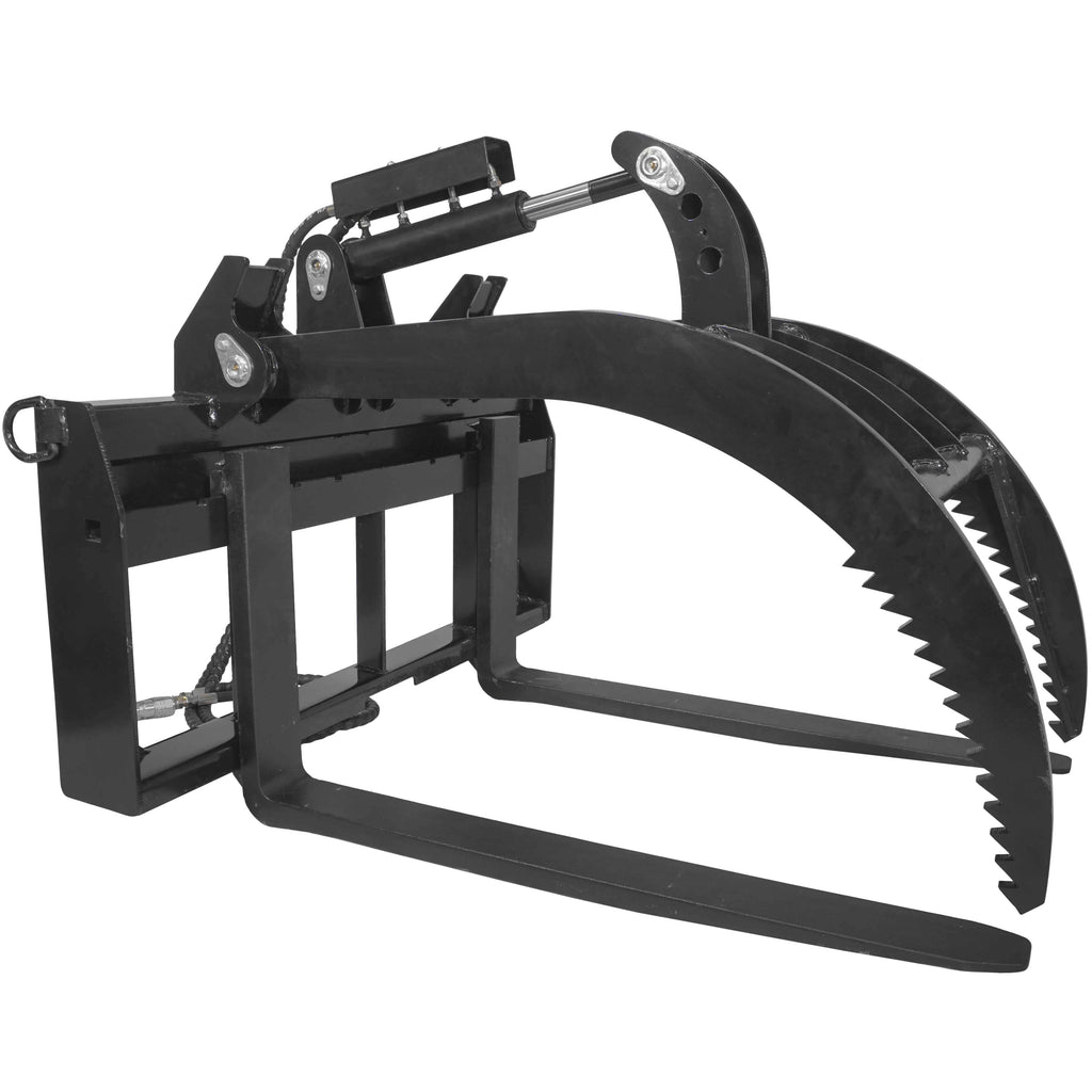 Hydraulic Skid Steer Pallet Fork Grapple Attachment with 42in Fork Blades N106116