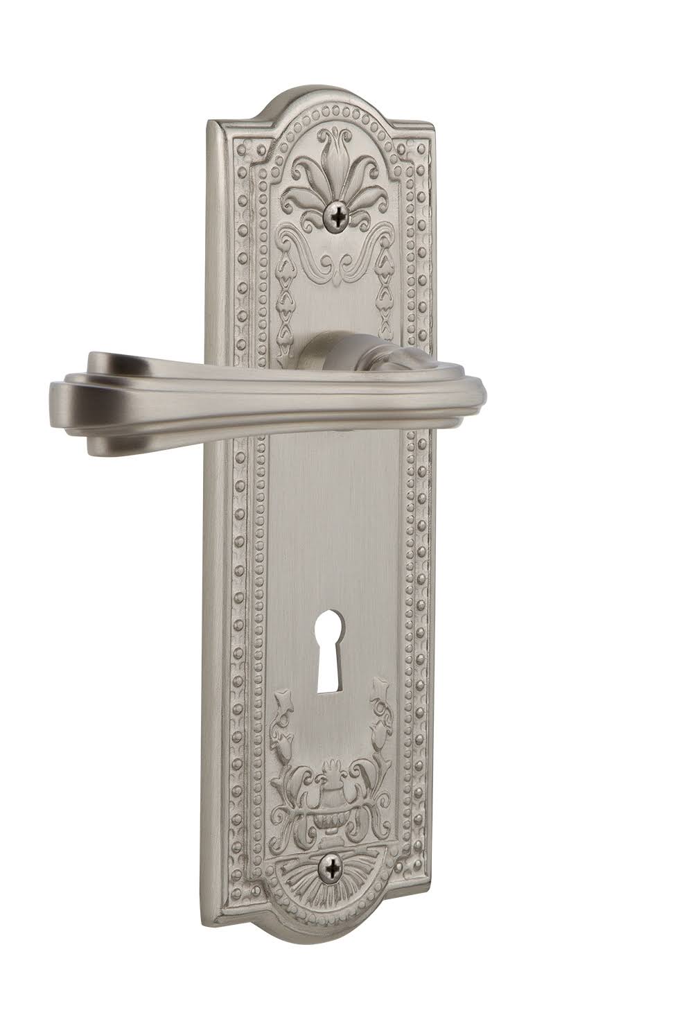 Fleur Right Handed Non-Turning Satin Nickel Z833