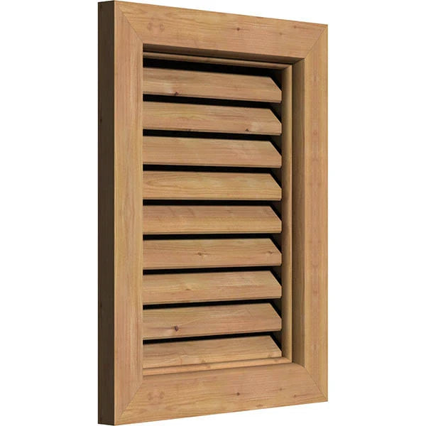 Unfinished Functional Vertical Gable Vent Z24431
