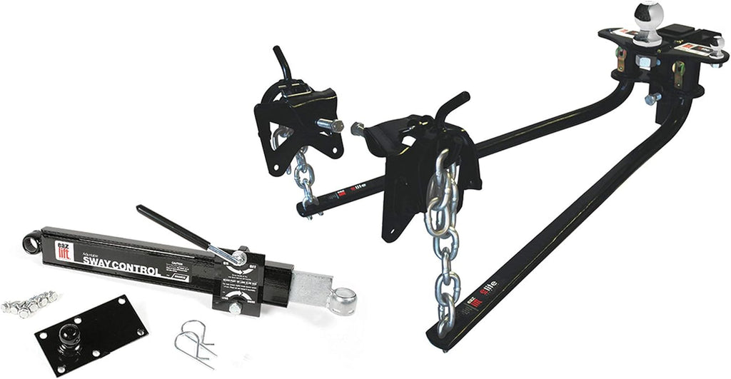 Elite Bent Bar Weight Distributing Hitch with Adjustable Ball Mount and Shank B313002