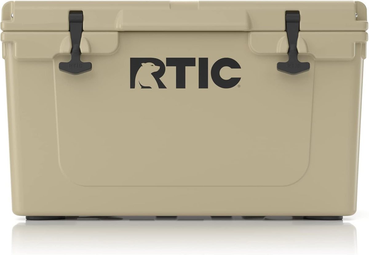 RTIC Hard Cooler Ice Chest with Heavy Duty Rubber Latches I3674