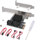 SATA Card 4 Port PCI Express Controller with Low Profile Bracket B212815