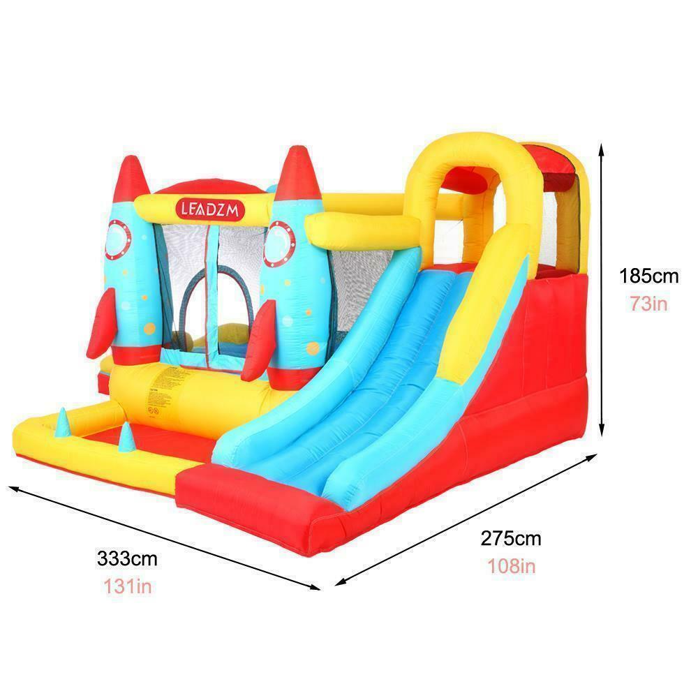 3 in 1 Kids Bouncy Castle House Inflatable Trampoline Slide Water Pool with Blower J12271