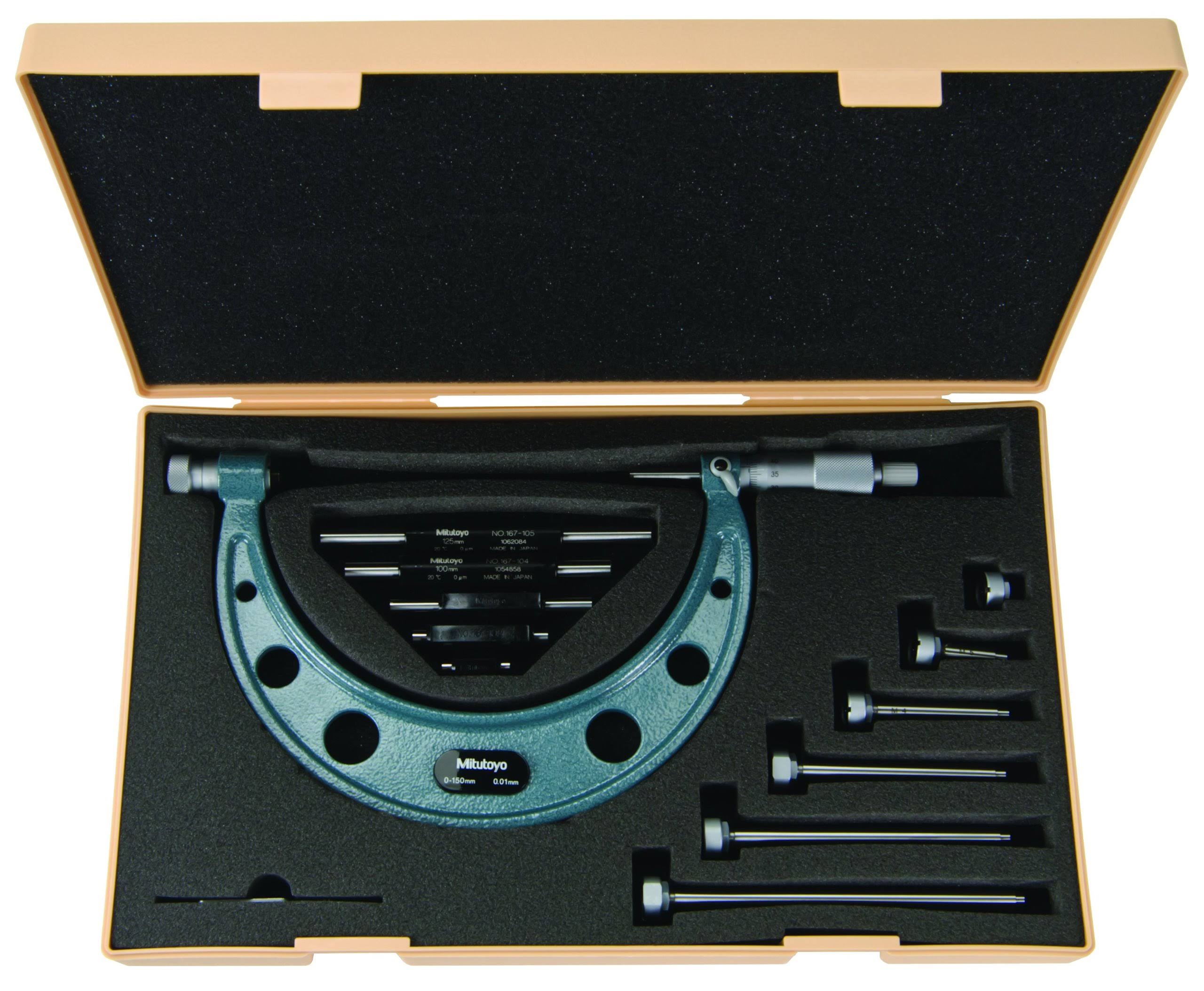 Outside Micrometers with Interchangeable Anvils K947