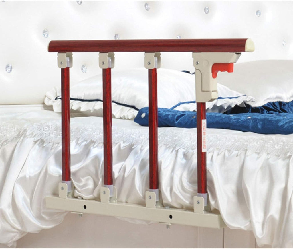 Foldable Bed Rail Grip Bumper Bar Safety Bed Rails Guard Medical Bed Safety & Assisting Rails Aluminum alloy 60x40cm A31957