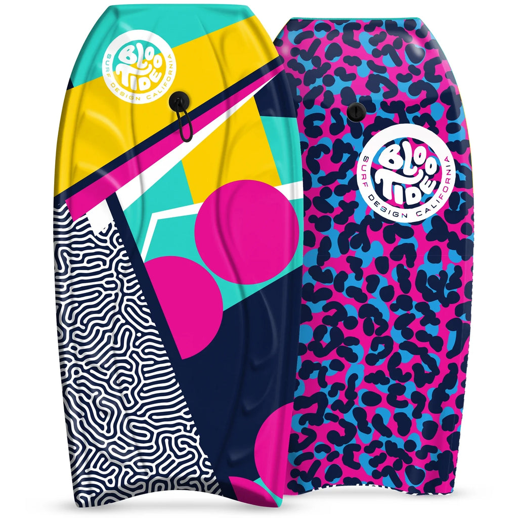 Pink Leopard Graphic 40in Foam Bodyboard with Leash S184