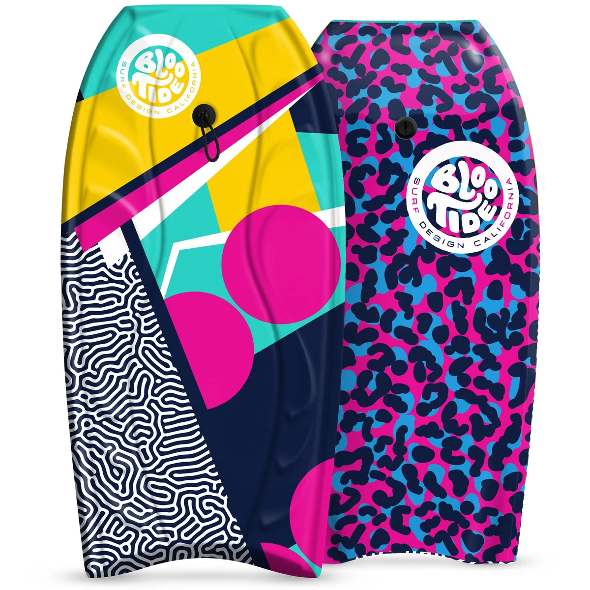 Pink Leopard Graphic 40in Foam Bodyboard with Leash S184