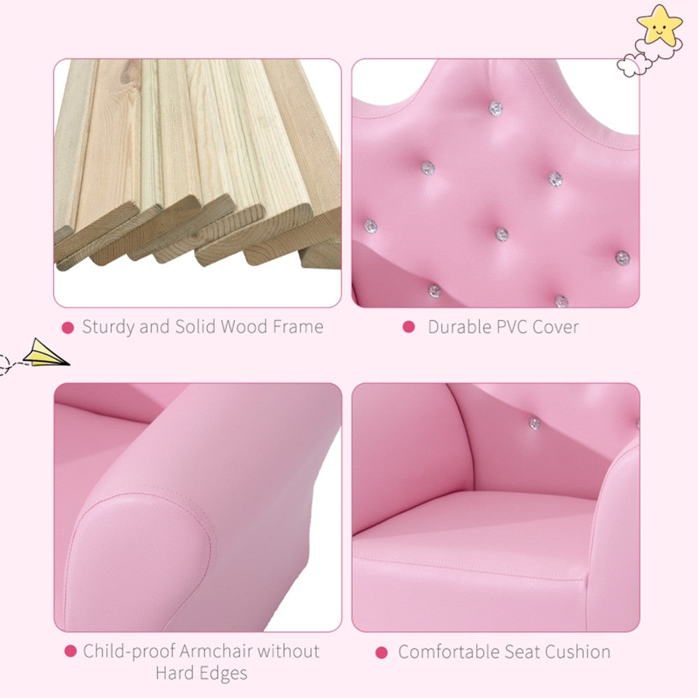 Kids Sofa Set with Footstool C801