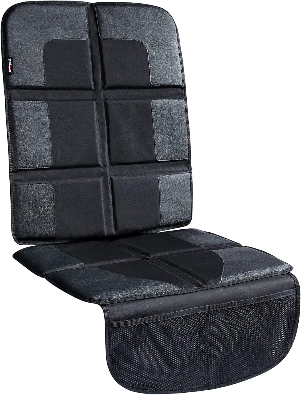 Car Seat Protector, Waterproof 600D Polyester, Non-Slip Backing, 2 Large Pockets F13624